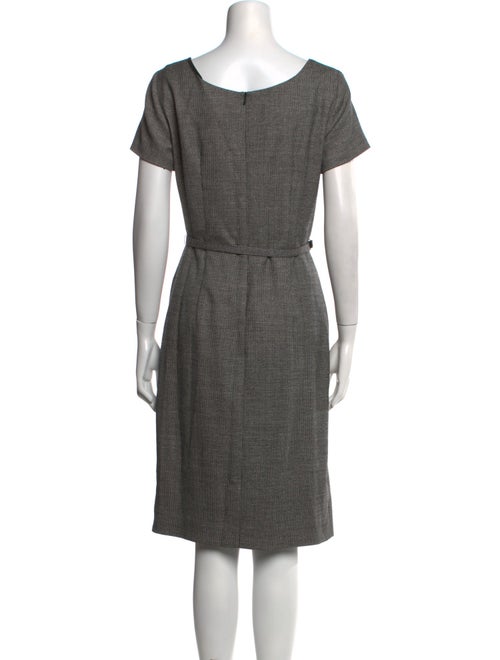 Max Mara Weekend Virgin Wool Midi Length Dress