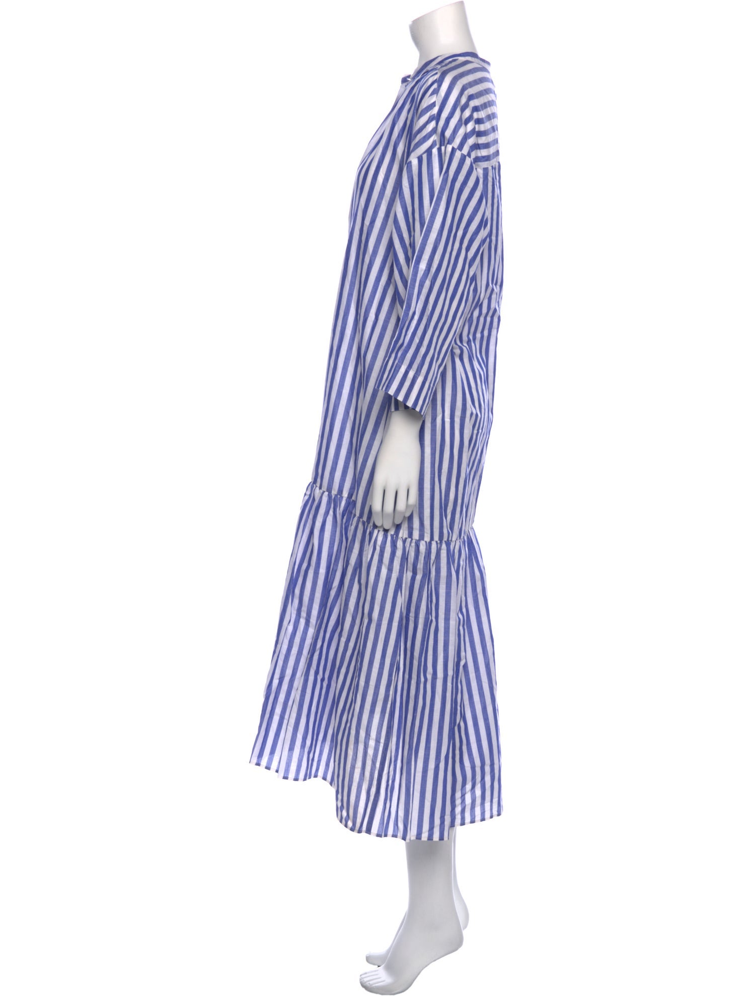 Max Mara Weekend Striped Midi Length Dress