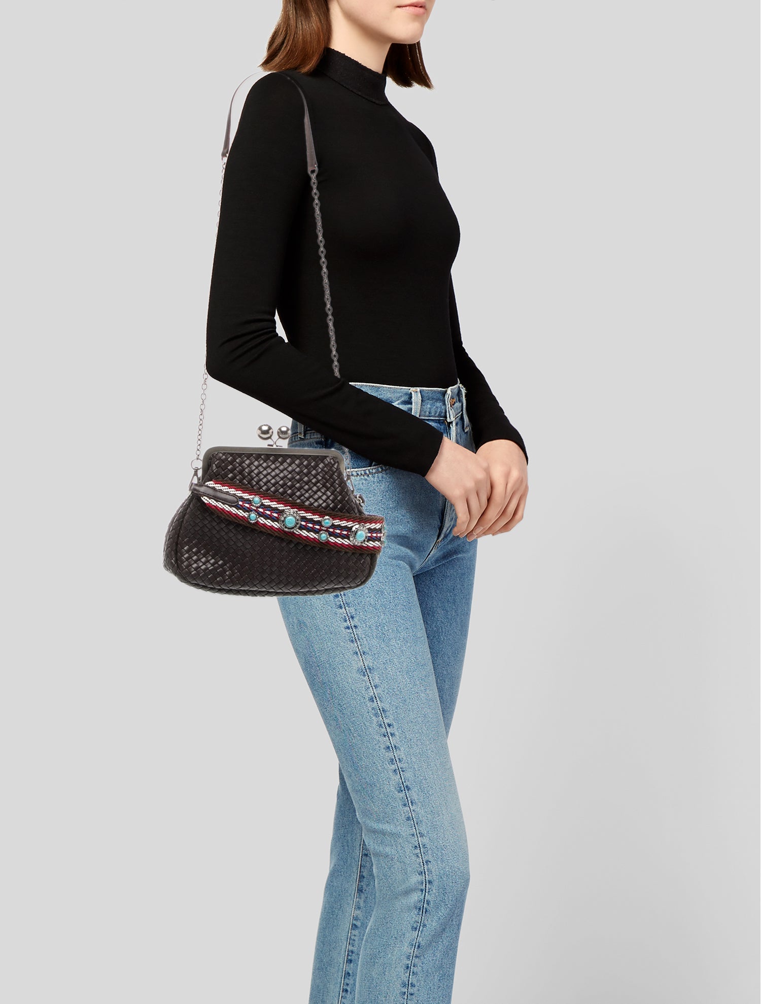Max Mara Weekend Leather Shoulder Bag