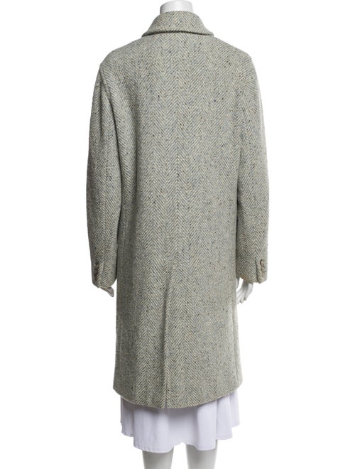 Max Mara Weekend Virgin Wool Tweed Pattern Coat