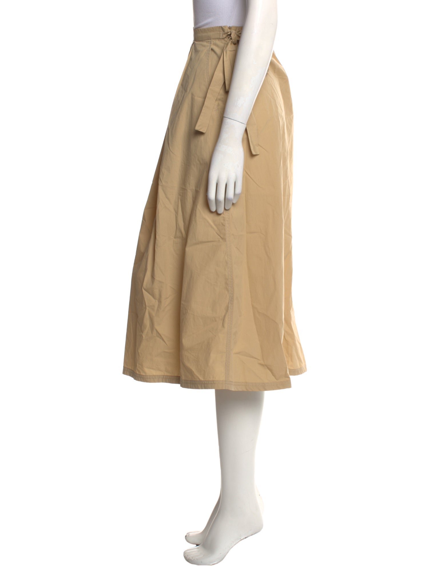 Max Mara Weekend Pleated Accents Midi Length Skirt w/ Tags