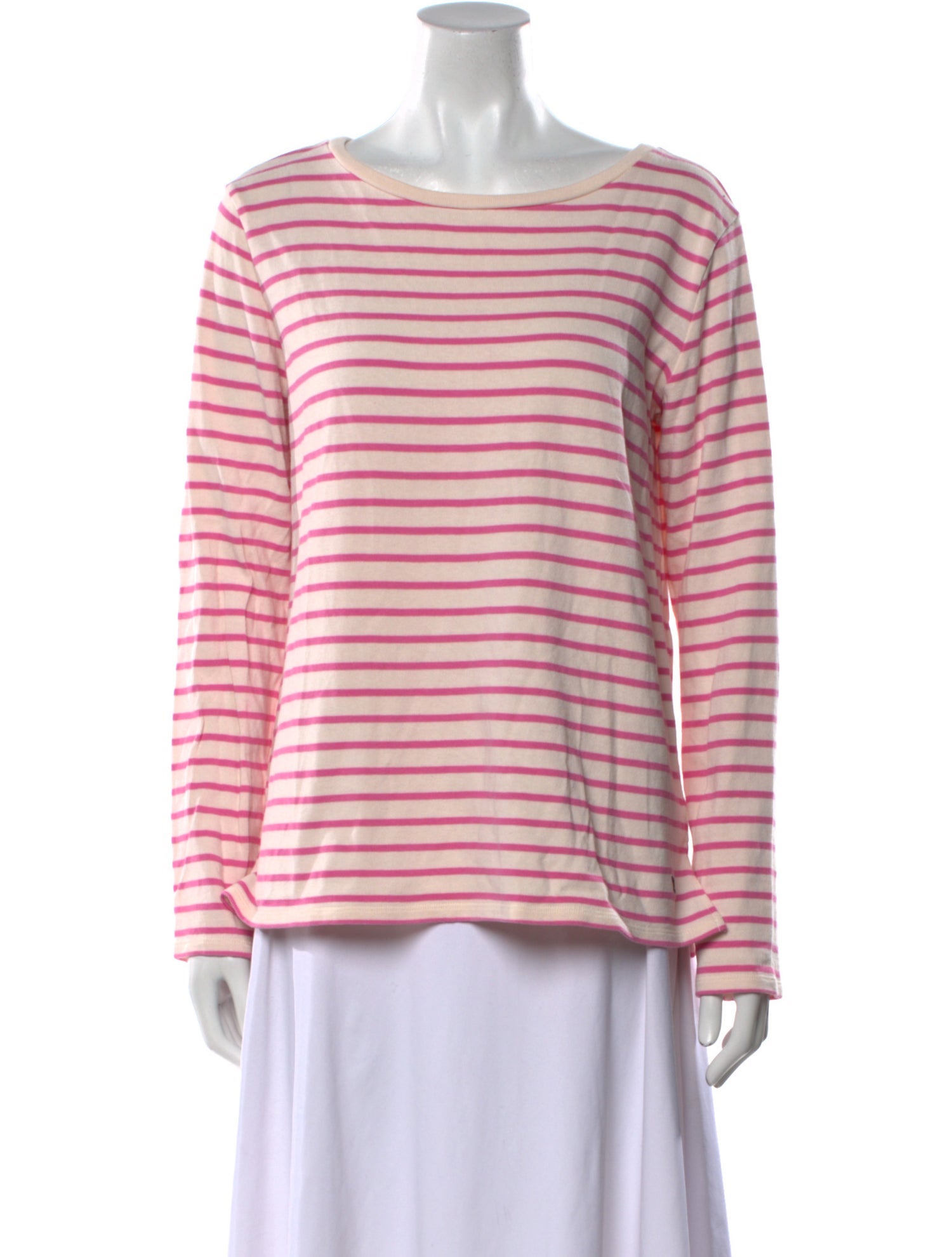 Max Mara Weekend Striped Bateau Neckline Top