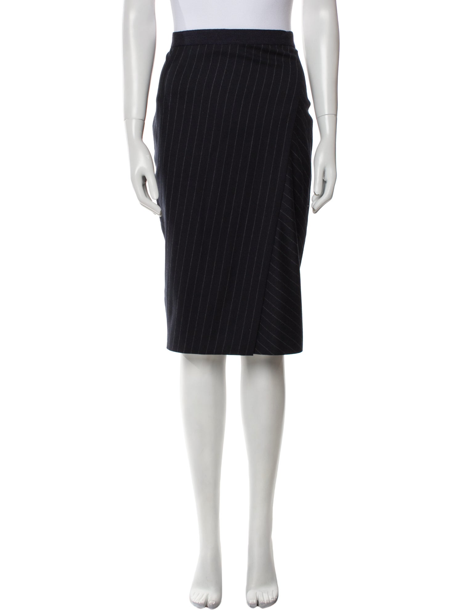 Max Mara Weekend Virgin Wool Knee-Length Skirt