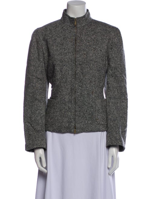 Max Mara Weekend Virgin Wool Tweed Pattern Jacket