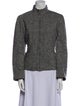Max Mara Weekend Virgin Wool Tweed Pattern Jacket