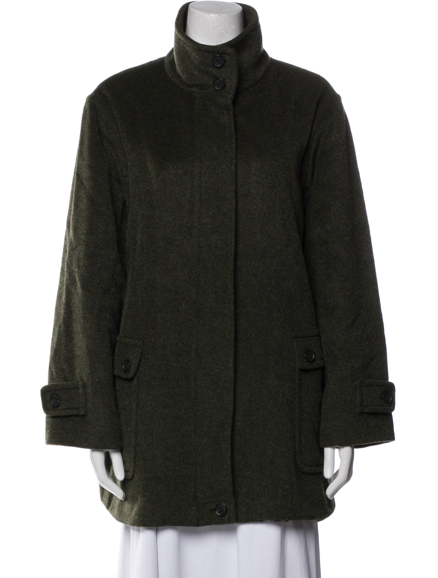 Max Mara Weekend Wool Faux Fur Coat