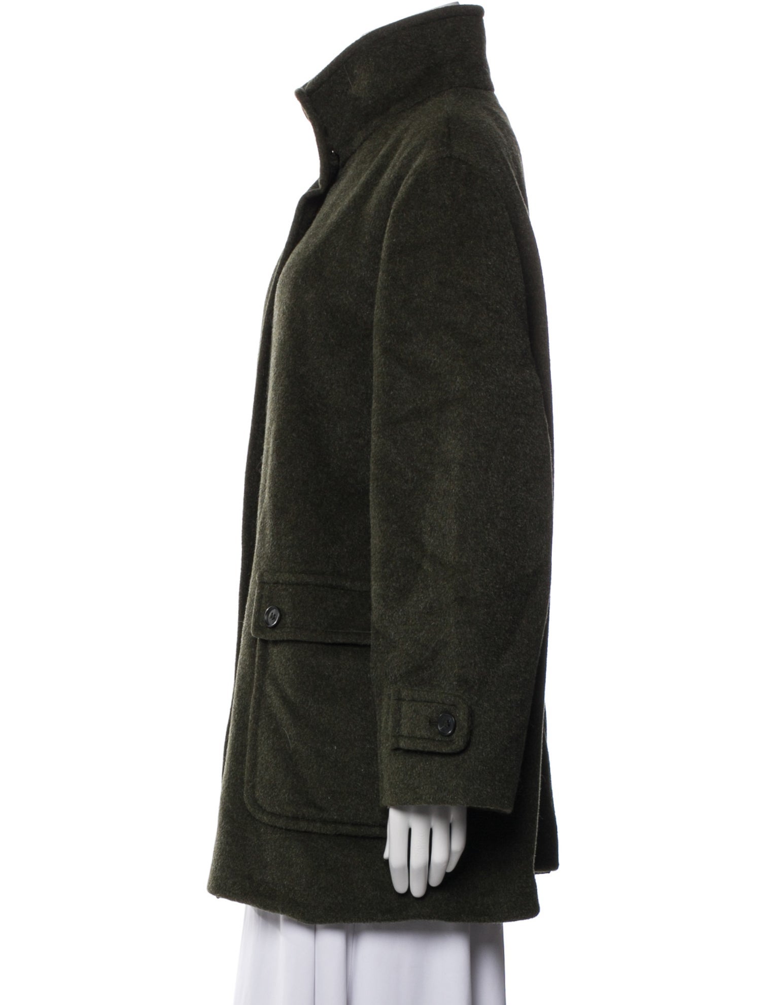 Max Mara Weekend Wool Faux Fur Coat