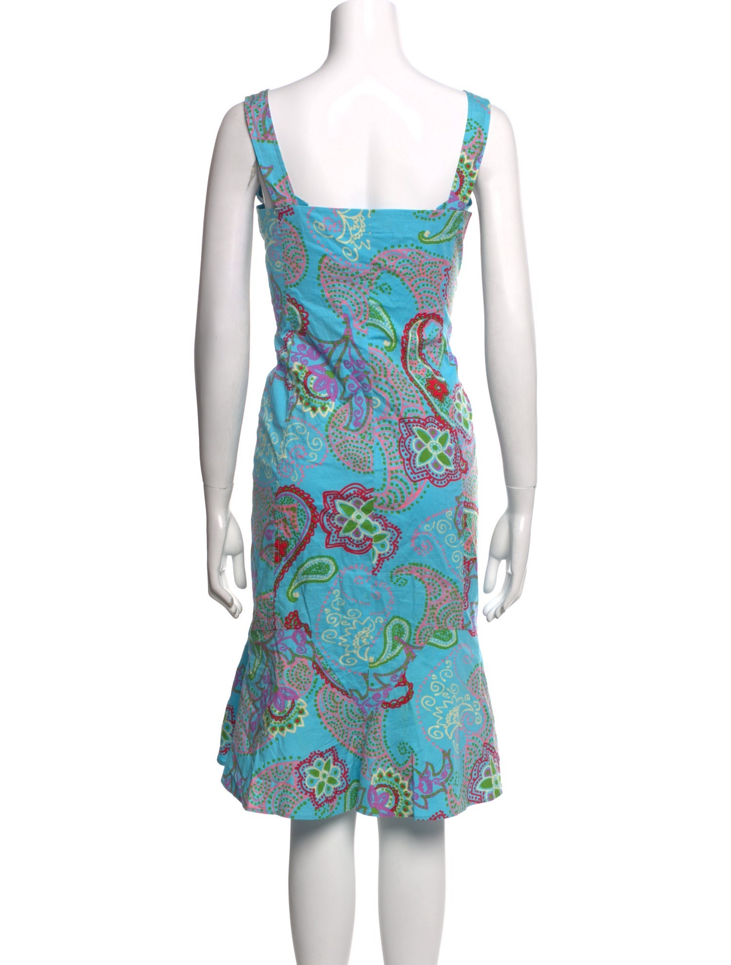 Max Mara Weekend Paisley Print Knee-Length Dress