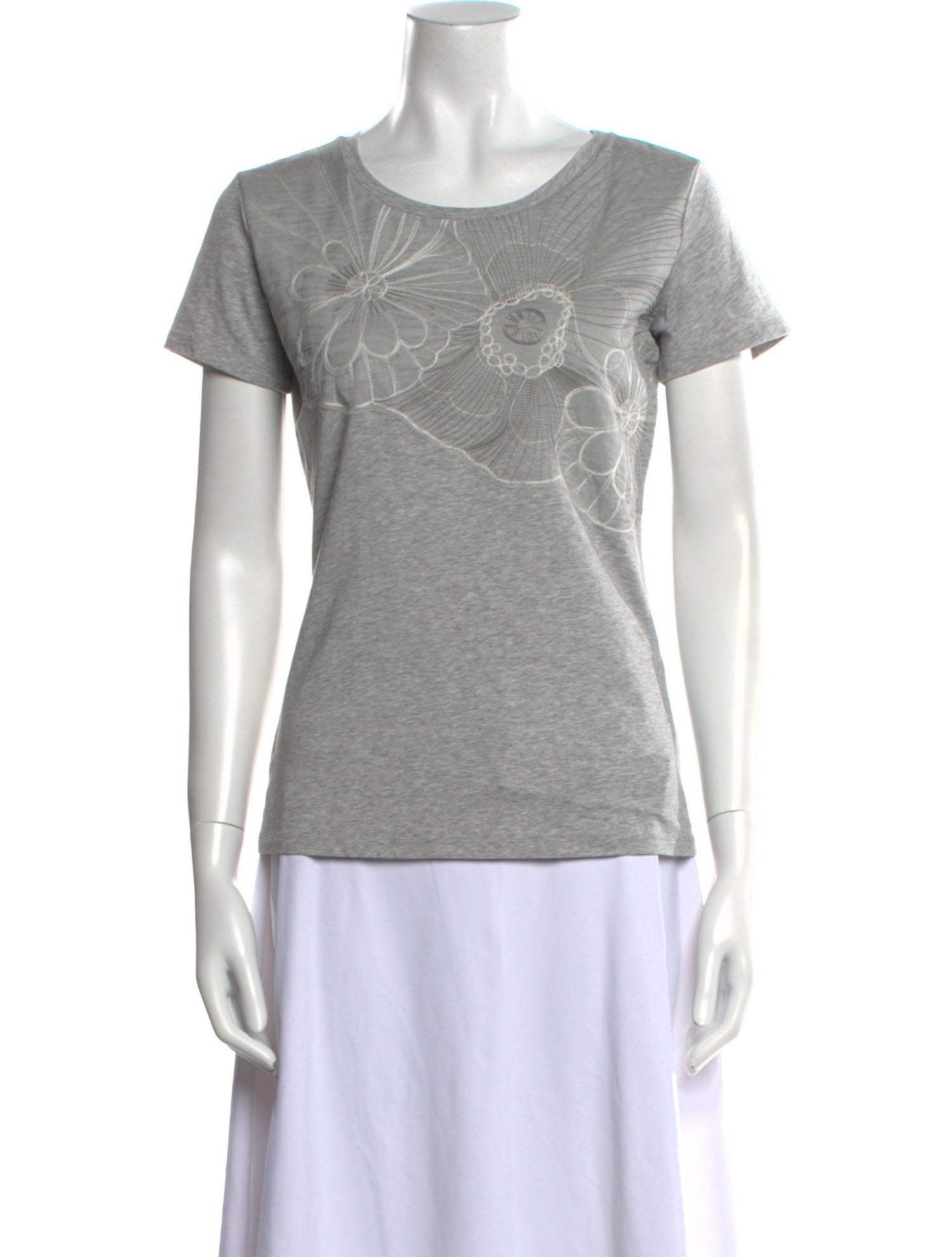 Max Mara Weekend Graphic Print Crew Neck T-Shirt