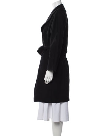 Max Mara Weekend Virgin Wool Faux Fur Coat