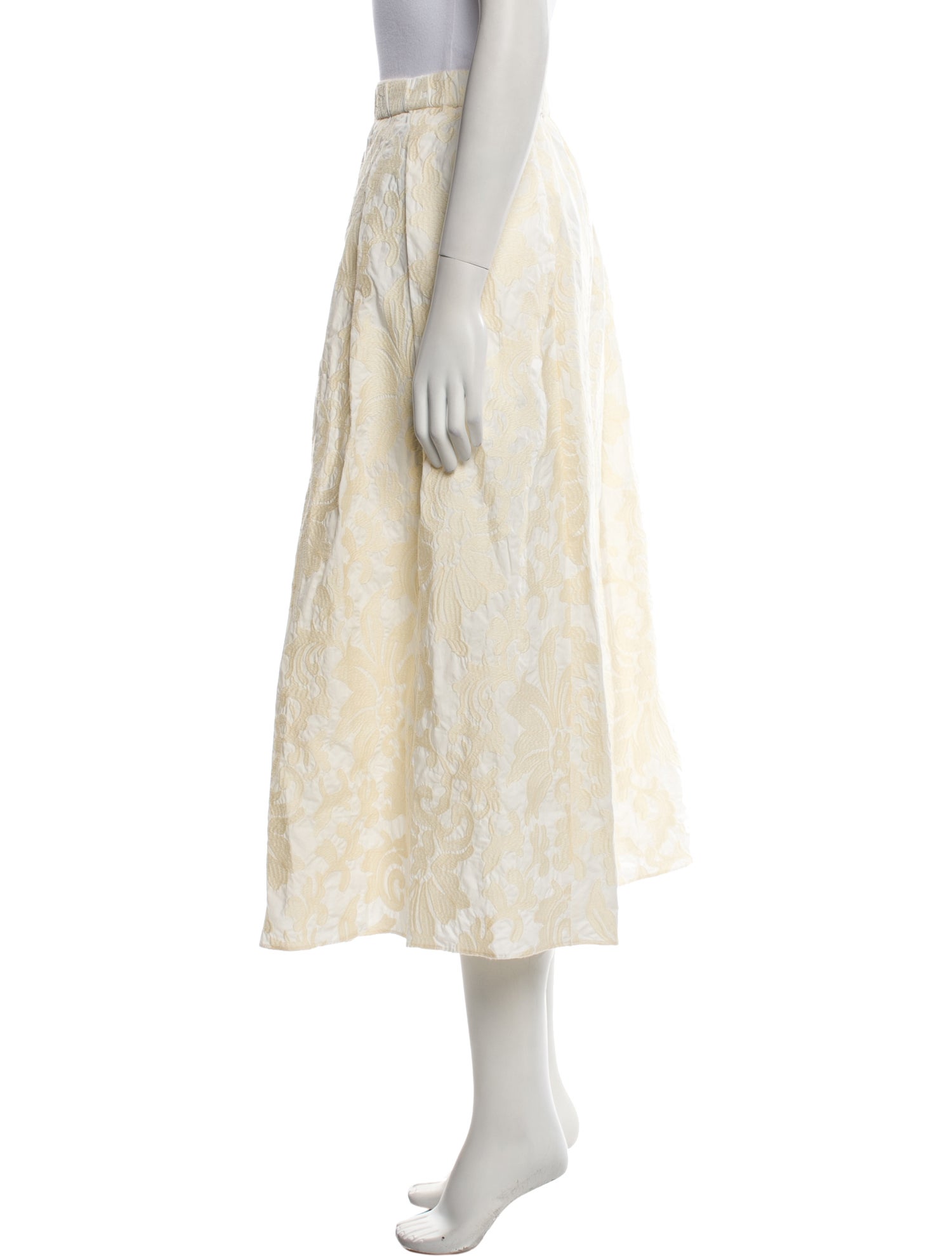 Max Mara Weekend Printed Midi Length Skirt