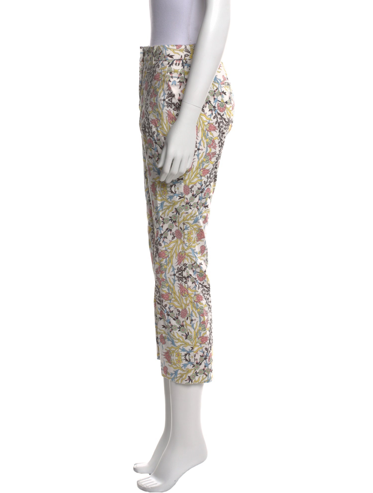 Max Mara Weekend Floral Print Straight Leg Pants