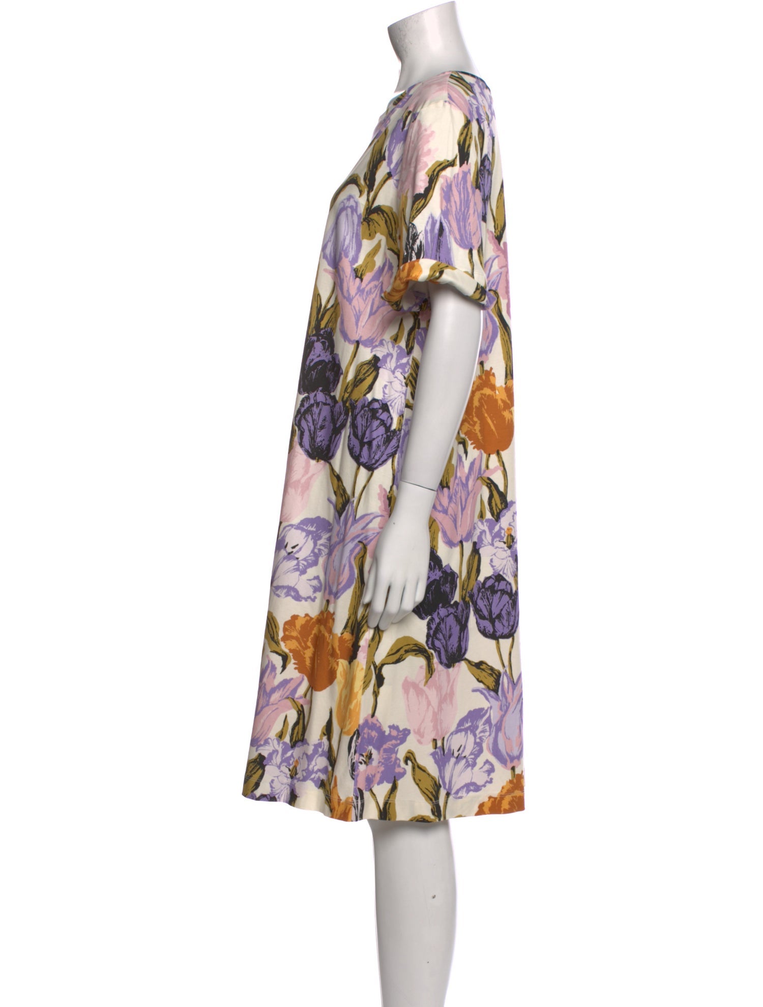 Max Mara Weekend Floral Print Knee-Length Dress
