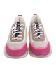 Max Mara Weekend Leather Colorblock Pattern Chunky Sneakers