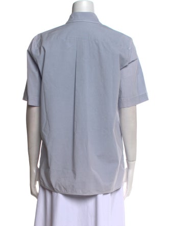 Max Mara Weekend Short Sleeve Button-Up Top