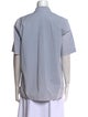 Max Mara Weekend Short Sleeve Button-Up Top