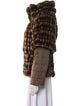Max Mara Weekend Printed Faux Fur Jacket