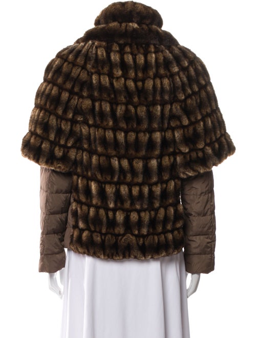 Max Mara Weekend Printed Faux Fur Jacket