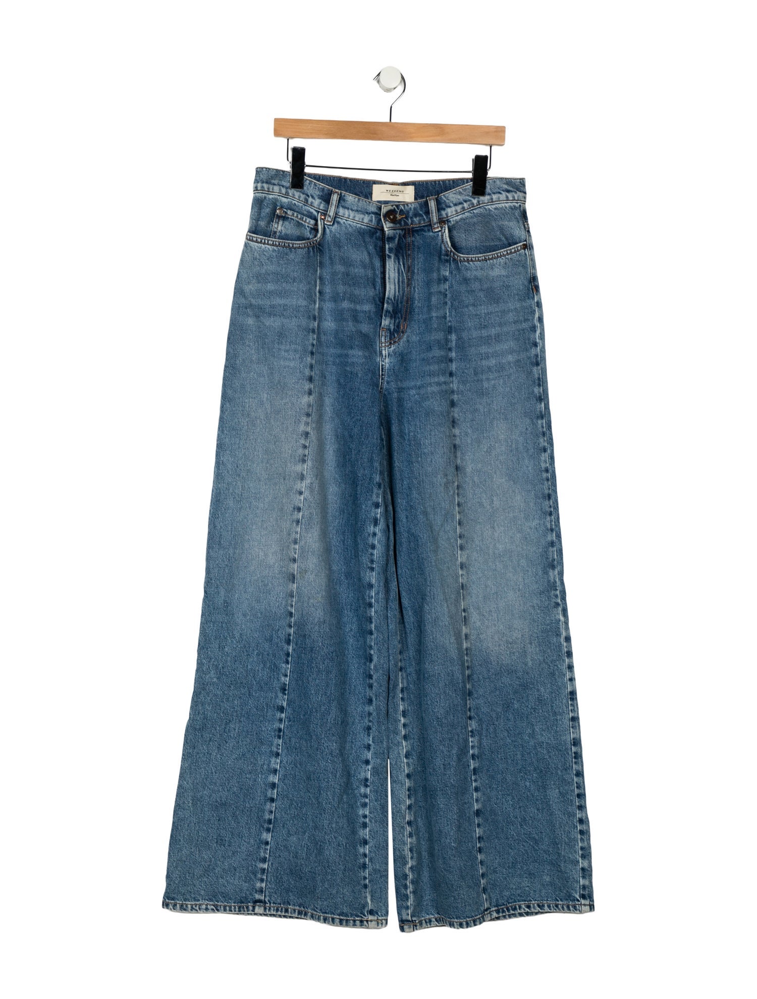 Max Mara Weekend High-Rise Wide Leg Jeans