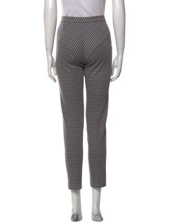 Max Mara Weekend Plaid Print Straight Leg Pants