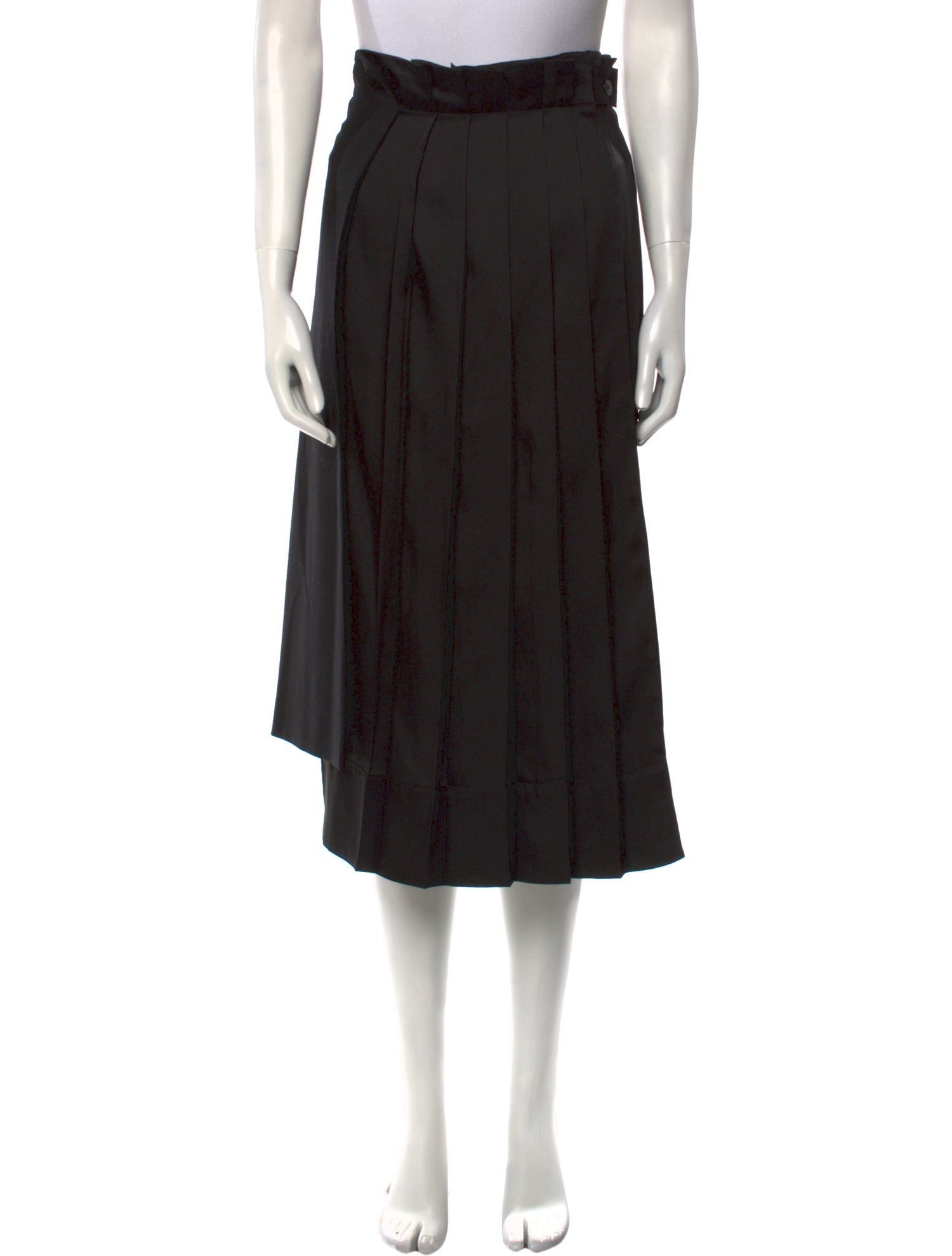 Max Mara Weekend Pleated Accents Midi Length Skirt
