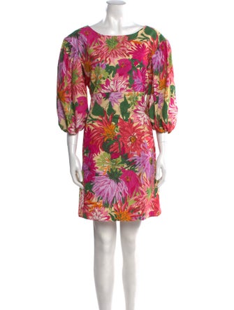 Max Mara Weekend Floral Print Mini Dress
