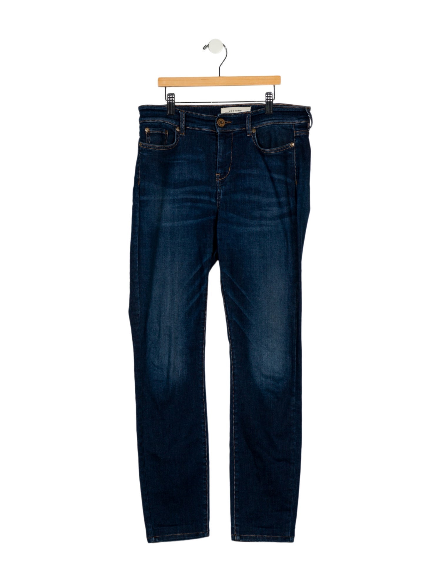 Max Mara Weekend Mid-Rise Straight Leg Jeans