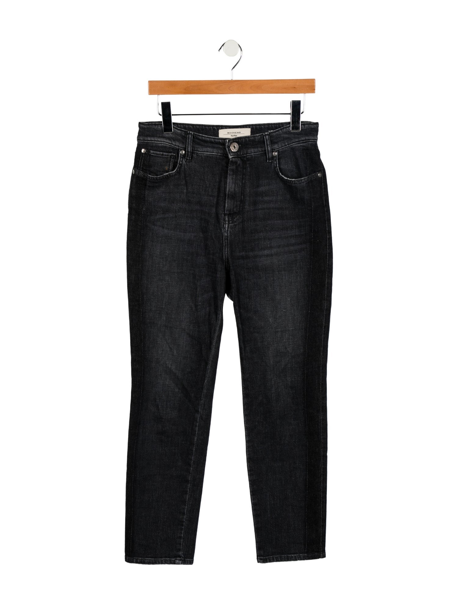 Max Mara Weekend High-Rise Straight Leg Jeans