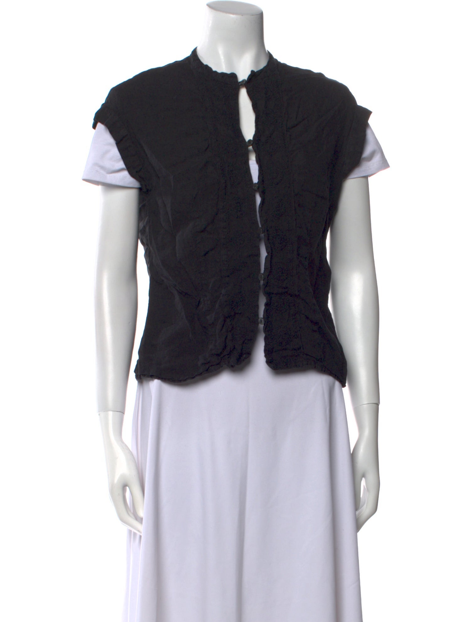 Max Mara Weekend Linen V-Neck Top