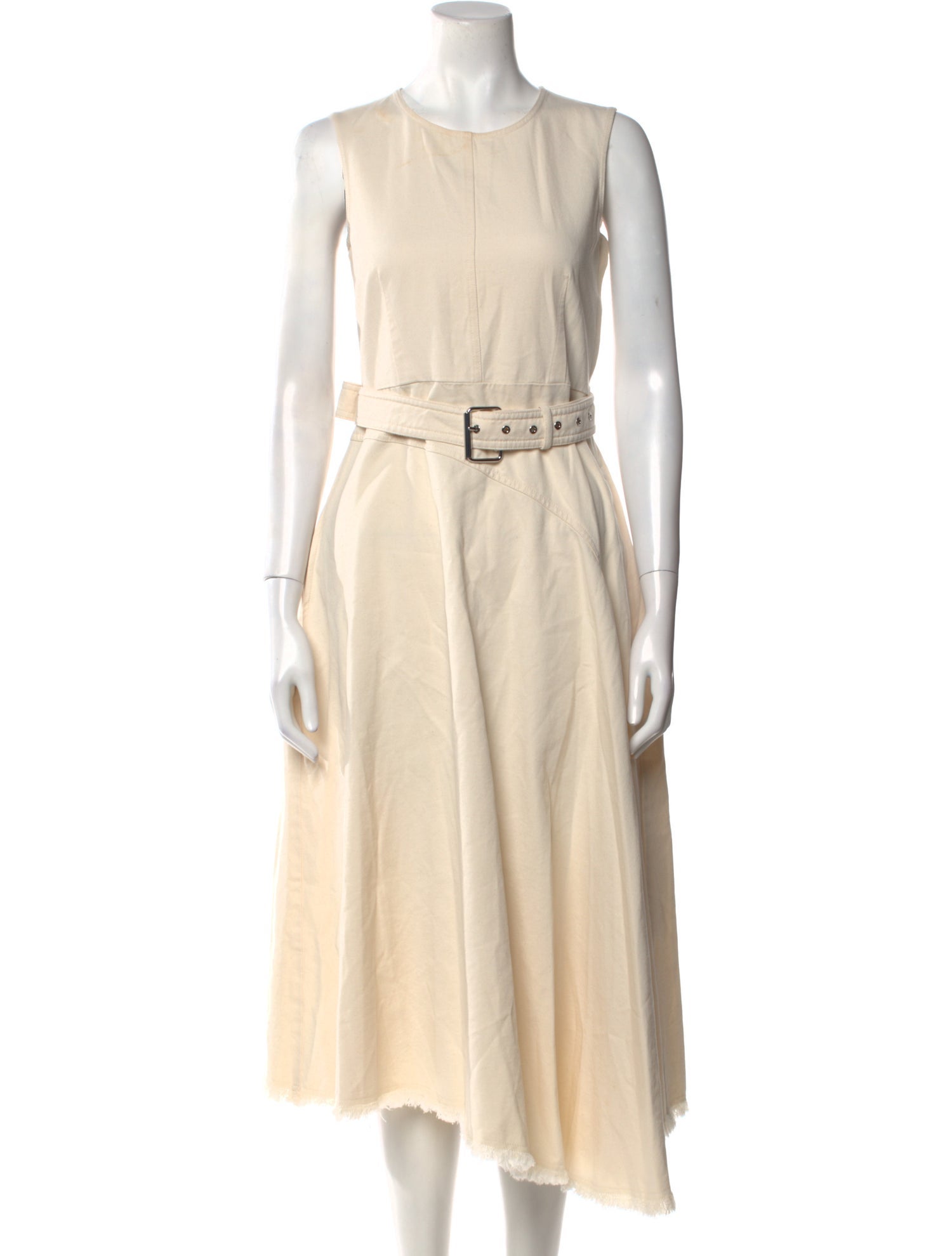 Max Mara Weekend Crew Neck Midi Length Dress