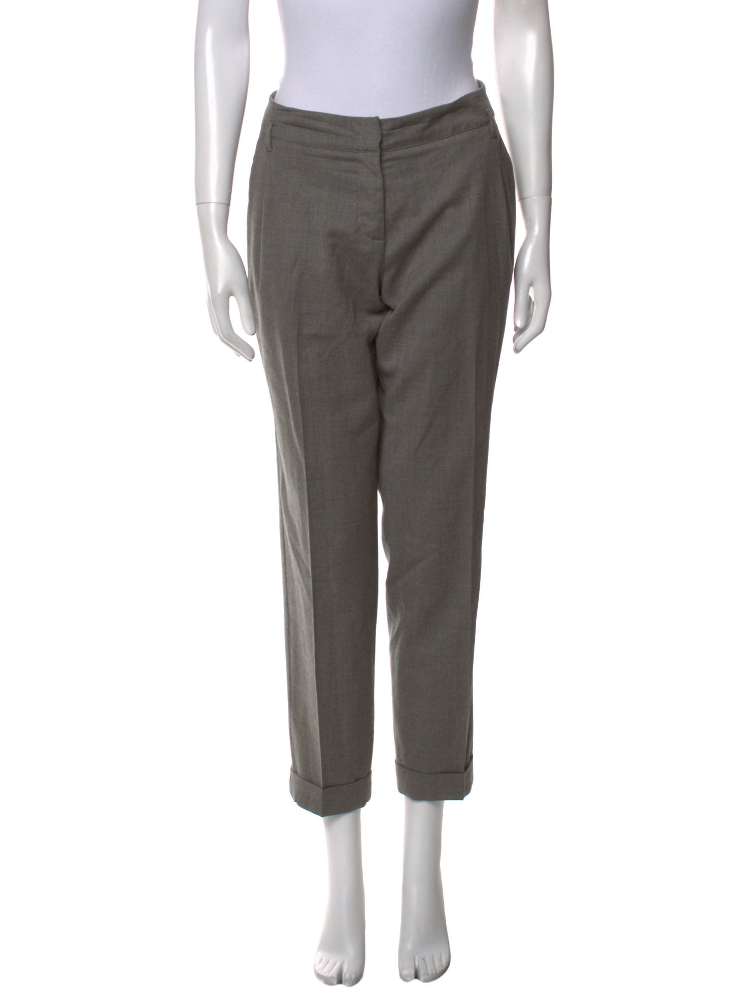 Max Mara Weekend Virgin Wool Skinny Leg Pants
