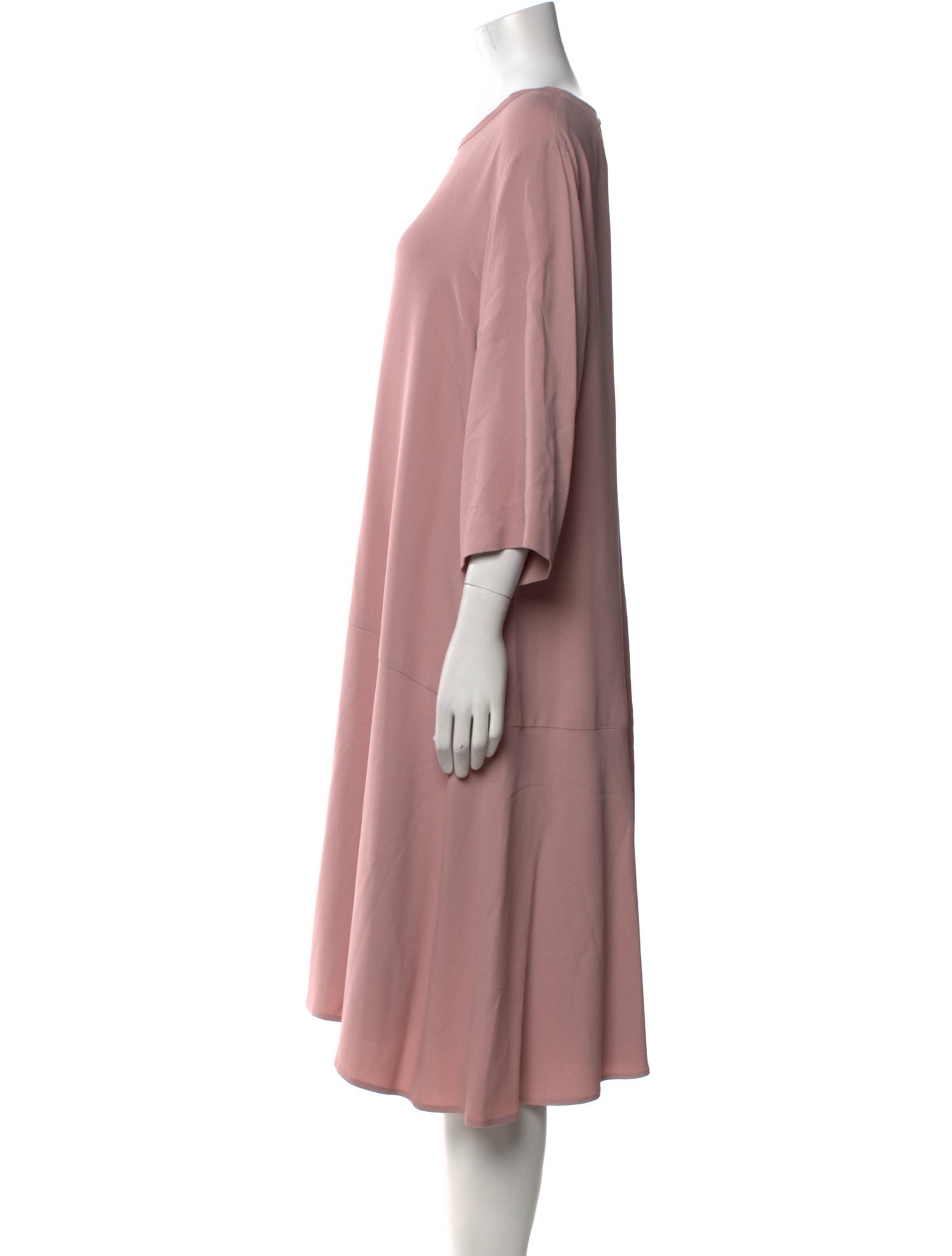 Max Mara Weekend Bateau Neckline Midi Length Dress