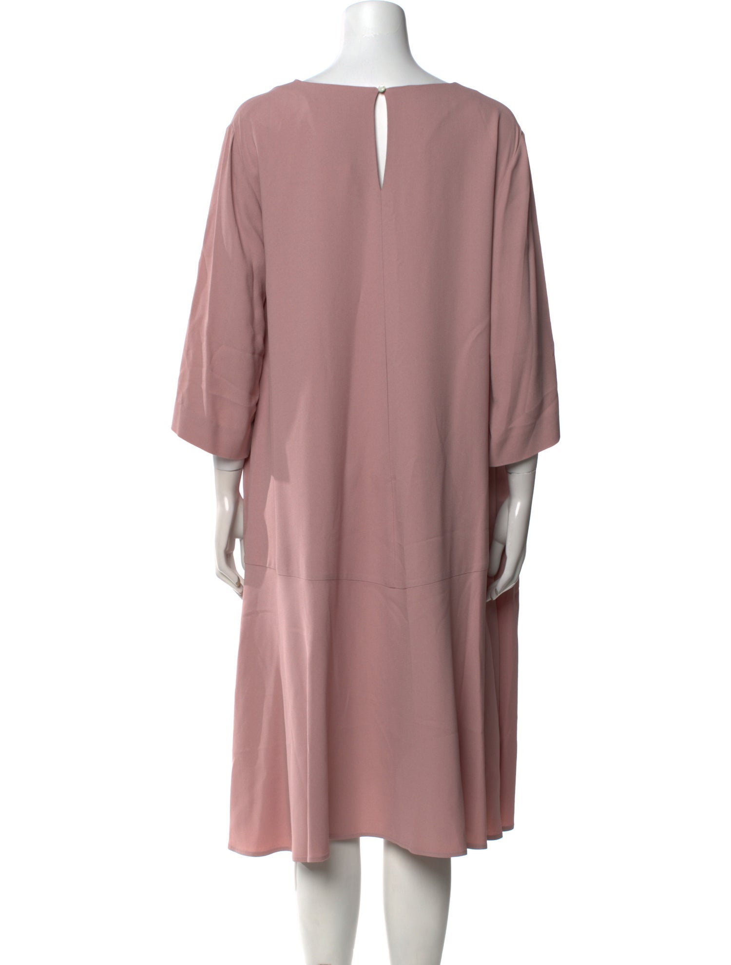 Max Mara Weekend Bateau Neckline Midi Length Dress