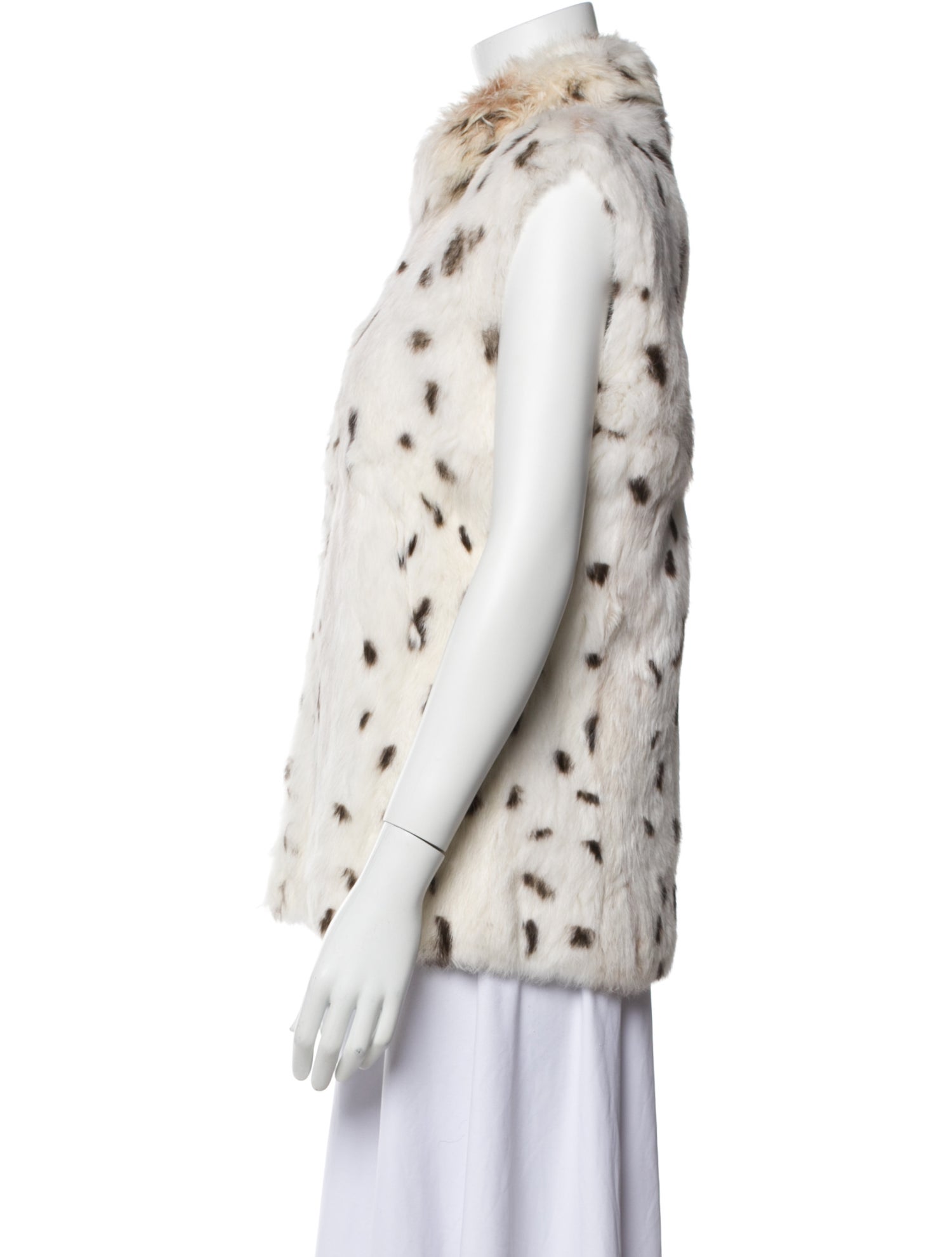 Max Mara Weekend Animal Print Fur Jacket