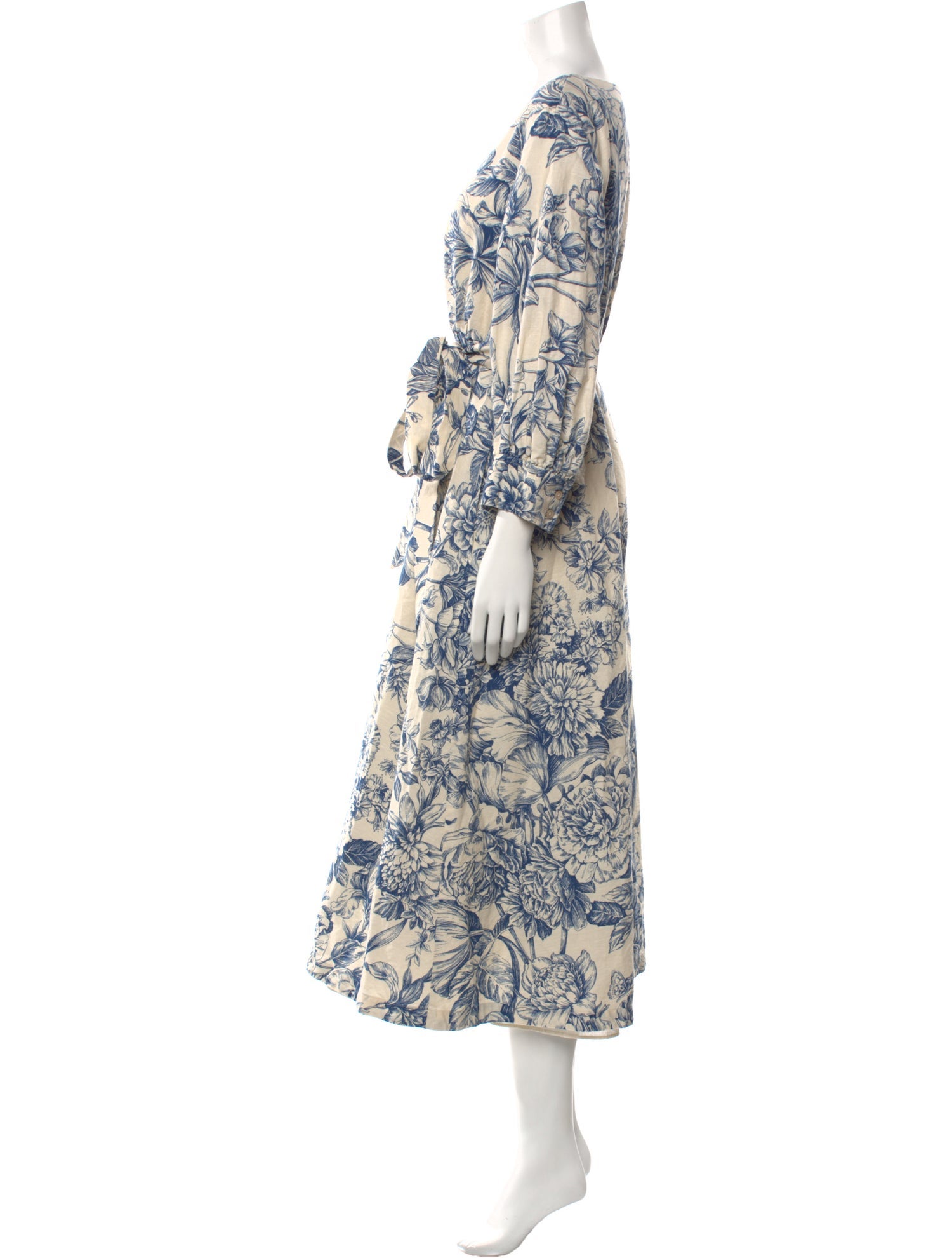 Max Mara Weekend Floral Print Long Dress