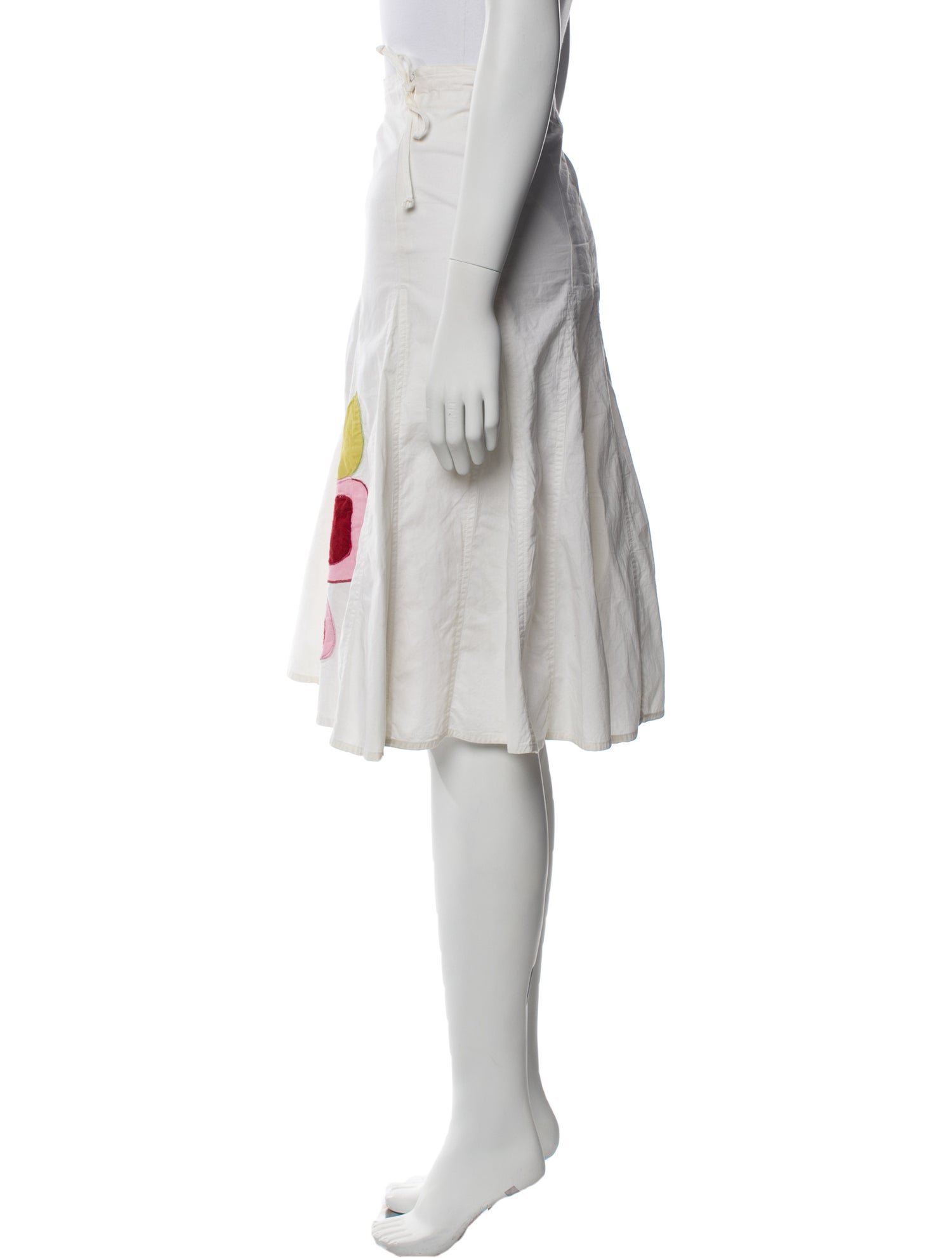 Max Mara Weekend Floral Print Knee-Length Skirt