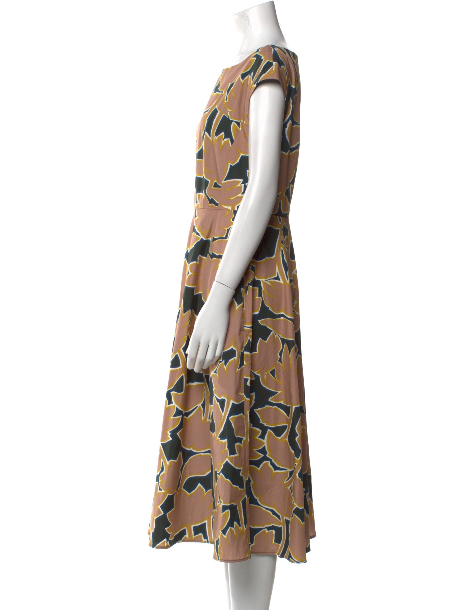 Max Mara Weekend Printed Midi Length Dress
