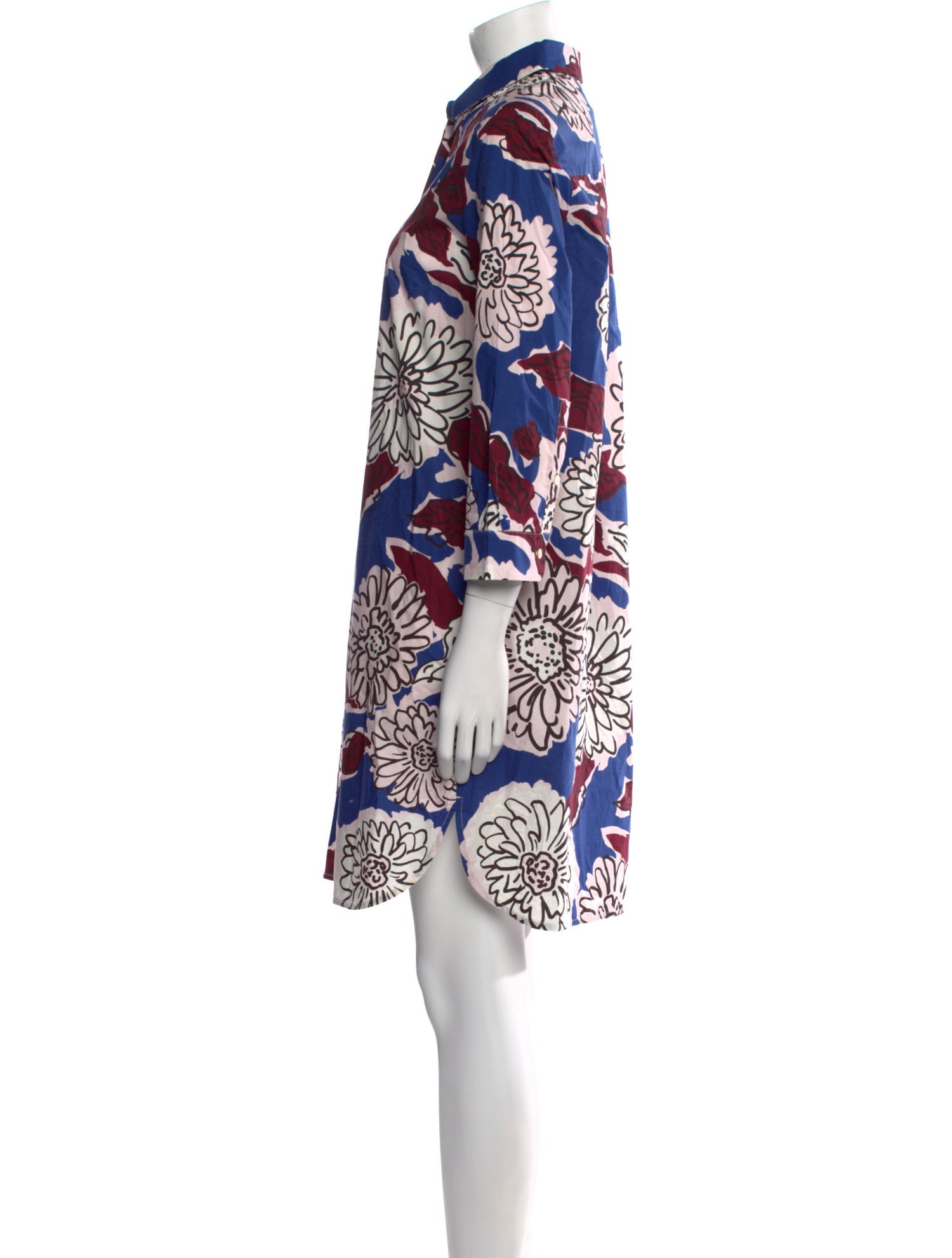 Max Mara Weekend Floral Print Knee-Length Dress