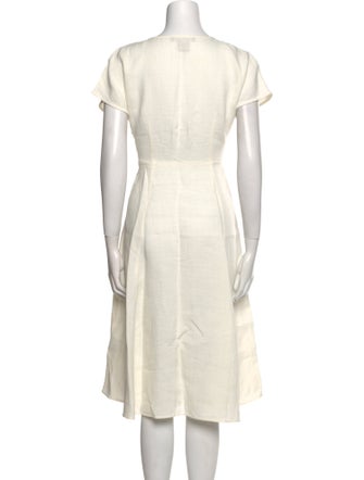 Max Mara Weekend Linen Midi Length Dress