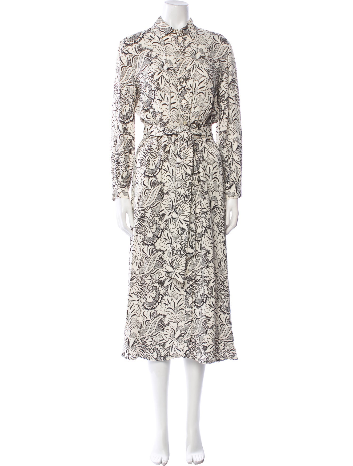 Max Mara Weekend Printed Midi Length Dress