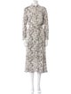 Max Mara Weekend Printed Midi Length Dress