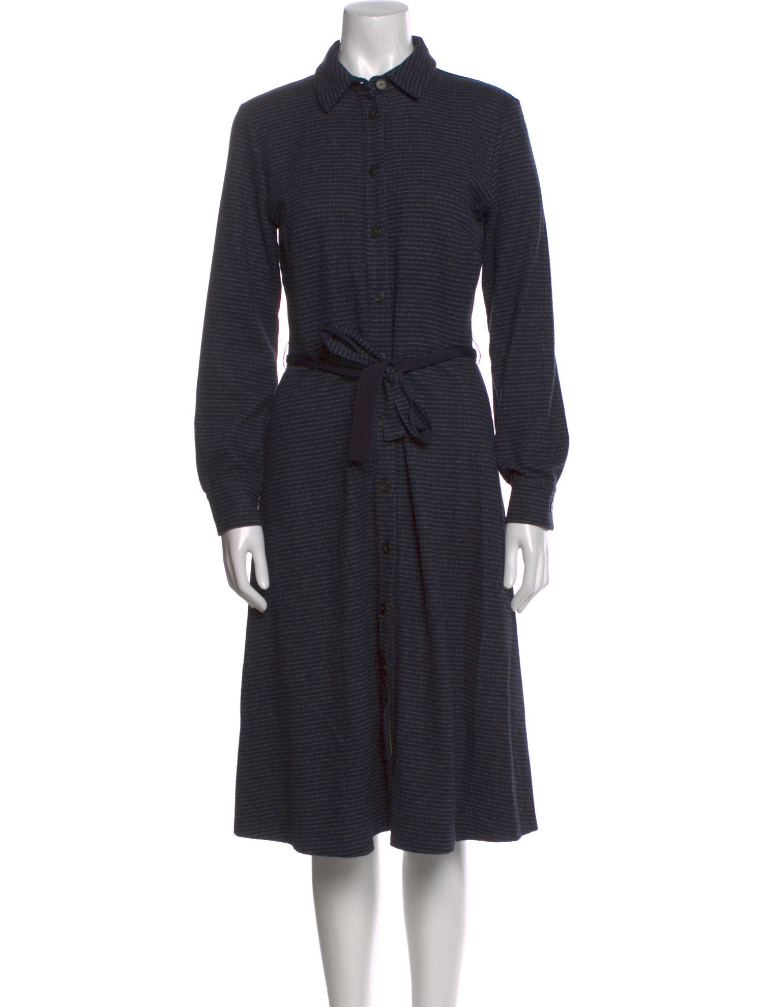 Max Mara Weekend Striped Midi Length Dress