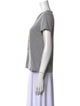 Max Mara Weekend Graphic Print Scoop Neck T-Shirt