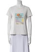 Max Mara Weekend Graphic Print Crew Neck T-Shirt