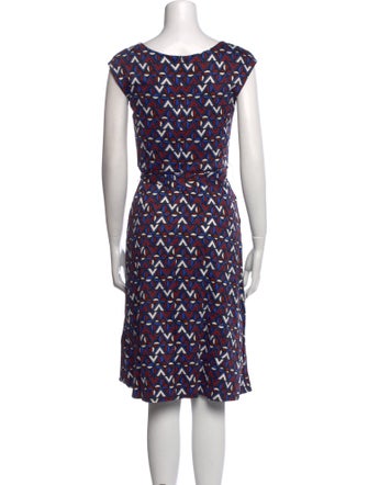 Max Mara Weekend Printed Knee-Length Dress