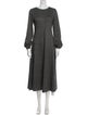 Max Mara Weekend Crew Neck Long Dress