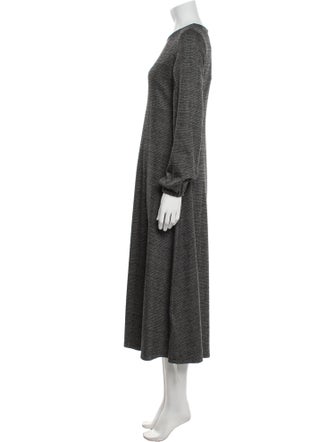 Max Mara Weekend Crew Neck Long Dress