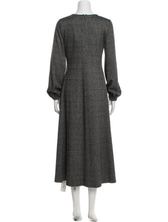 Max Mara Weekend Crew Neck Long Dress