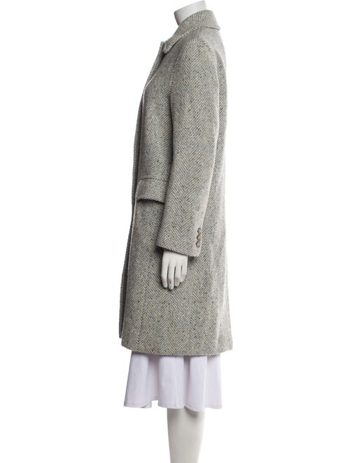 Max Mara Weekend Virgin Wool Tweed Pattern Coat
