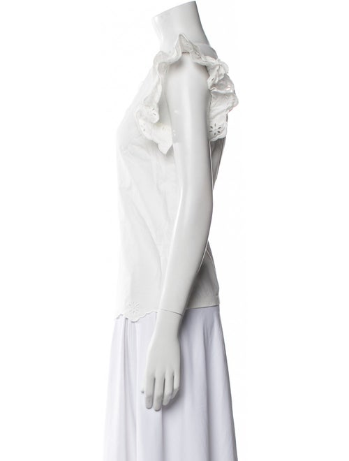 Max Mara Weekend Square Neckline Short Sleeve Blouse